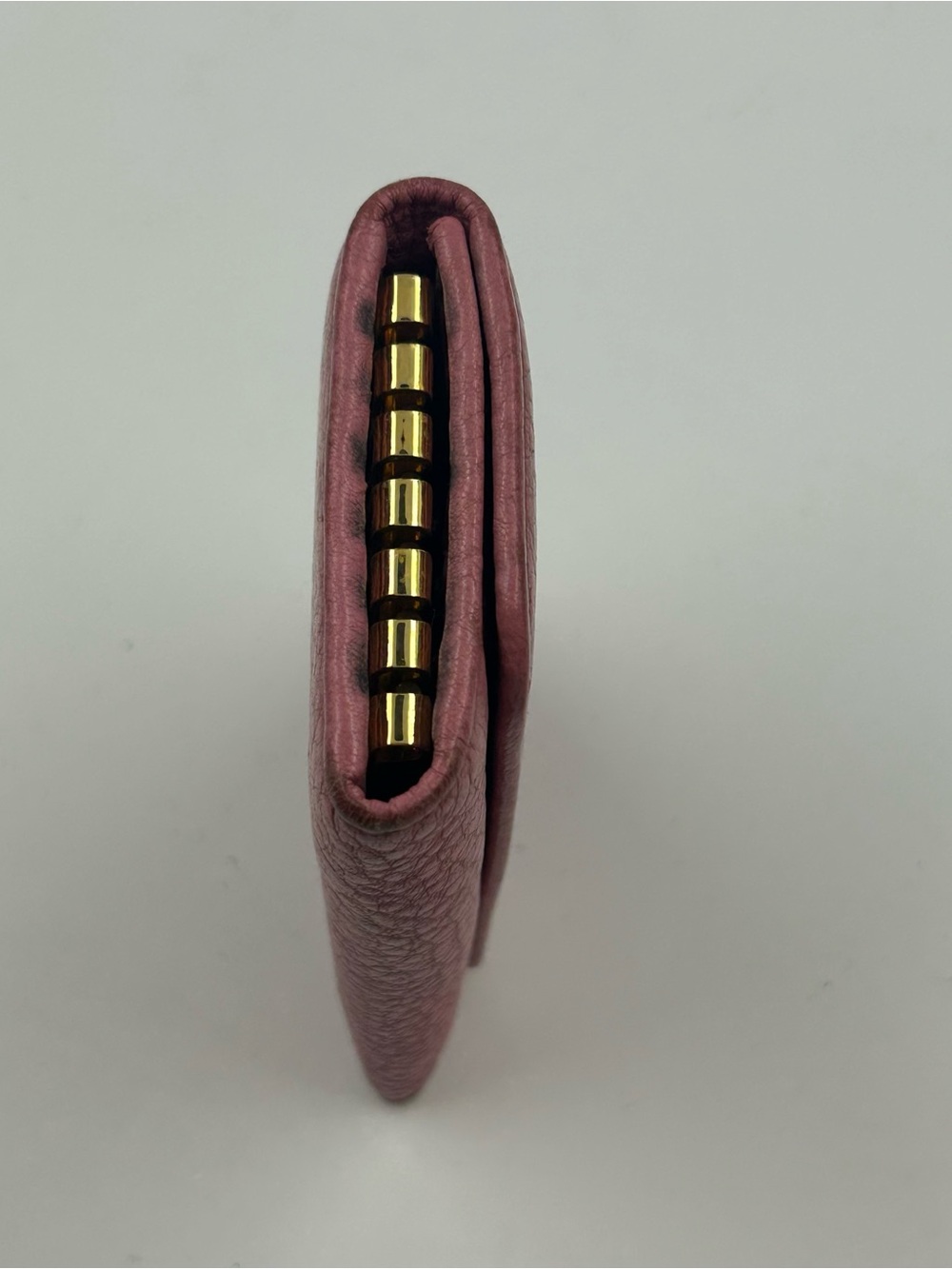 Prada pink pebbled leather keyholder - Picture 3 of 10